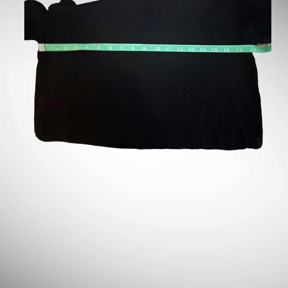 DG2 Diane Gilman Flutter Short Sleeve Black Top Size Small New with Tags - Picture 5 of 7